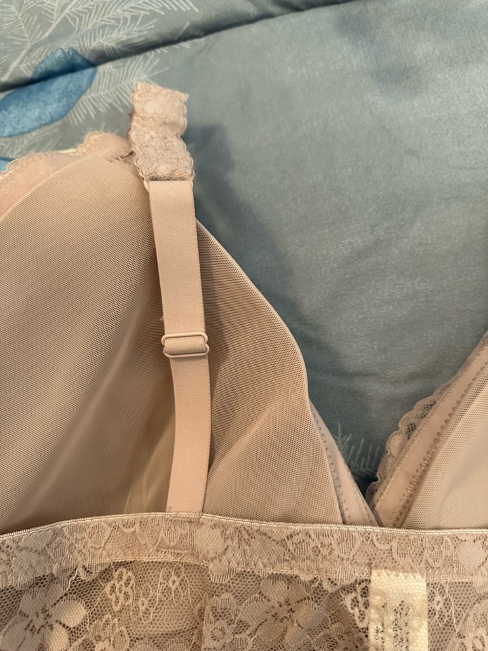NWTS No Boundaries Crossover Lace Bralette - Lt. Mauve sz XXXL - Picture 5 of 8